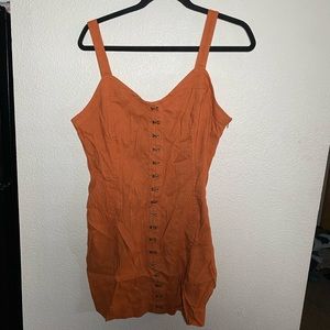 LEITH Burnt Orange Dress Large
